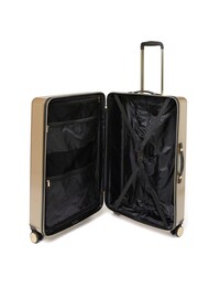 Dune London Gold Olive Large Suitcase - Image 4 of 5