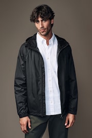 Black Waterproof Packable Jacket - Image 6 of 11