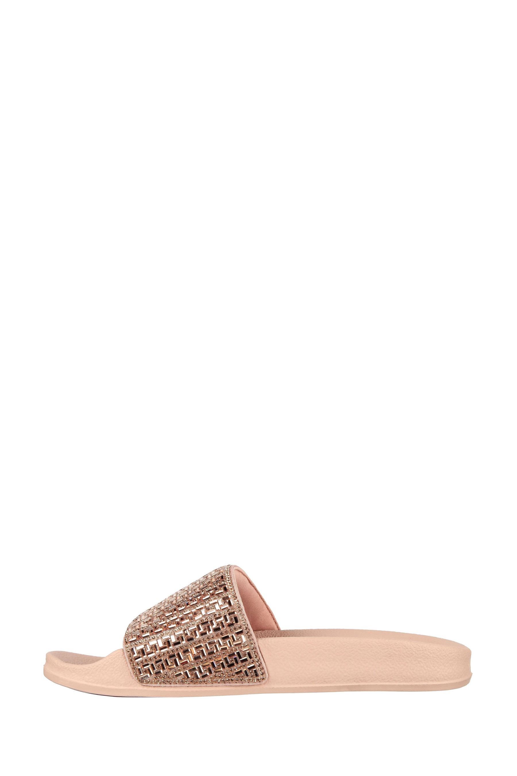 Skechers rhinestone slides cheap