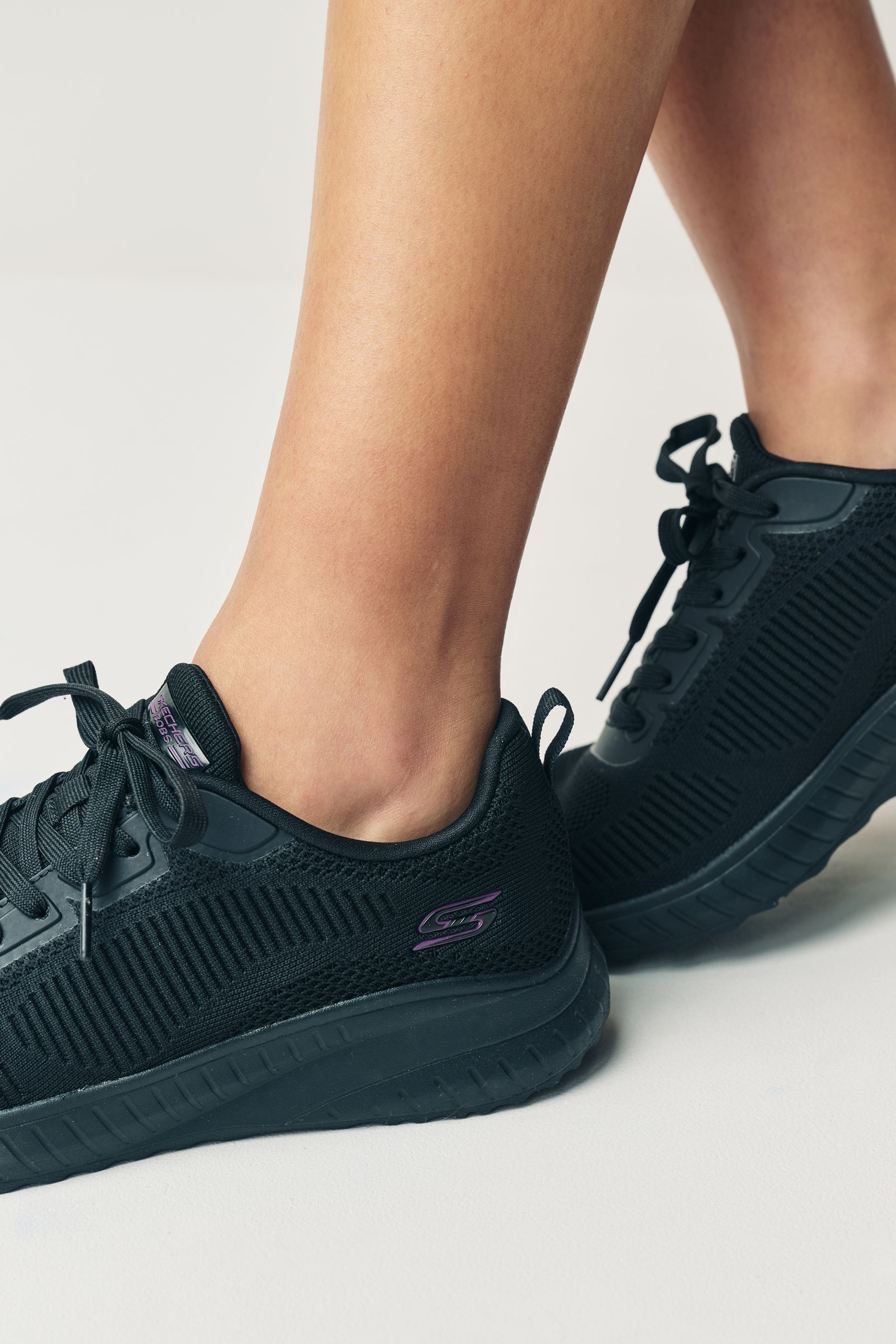 Womens skechers with bow top