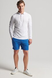 Superdry White Studios Organic Cotton Pique Polo Shirt - Image 4 of 8