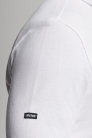 Superdry White Studios Organic Cotton Pique Polo Shirt - Image 8 of 8
