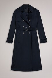 Ted Baker Blue Robbii Lightweight Trench Coat - Image 6 of 7