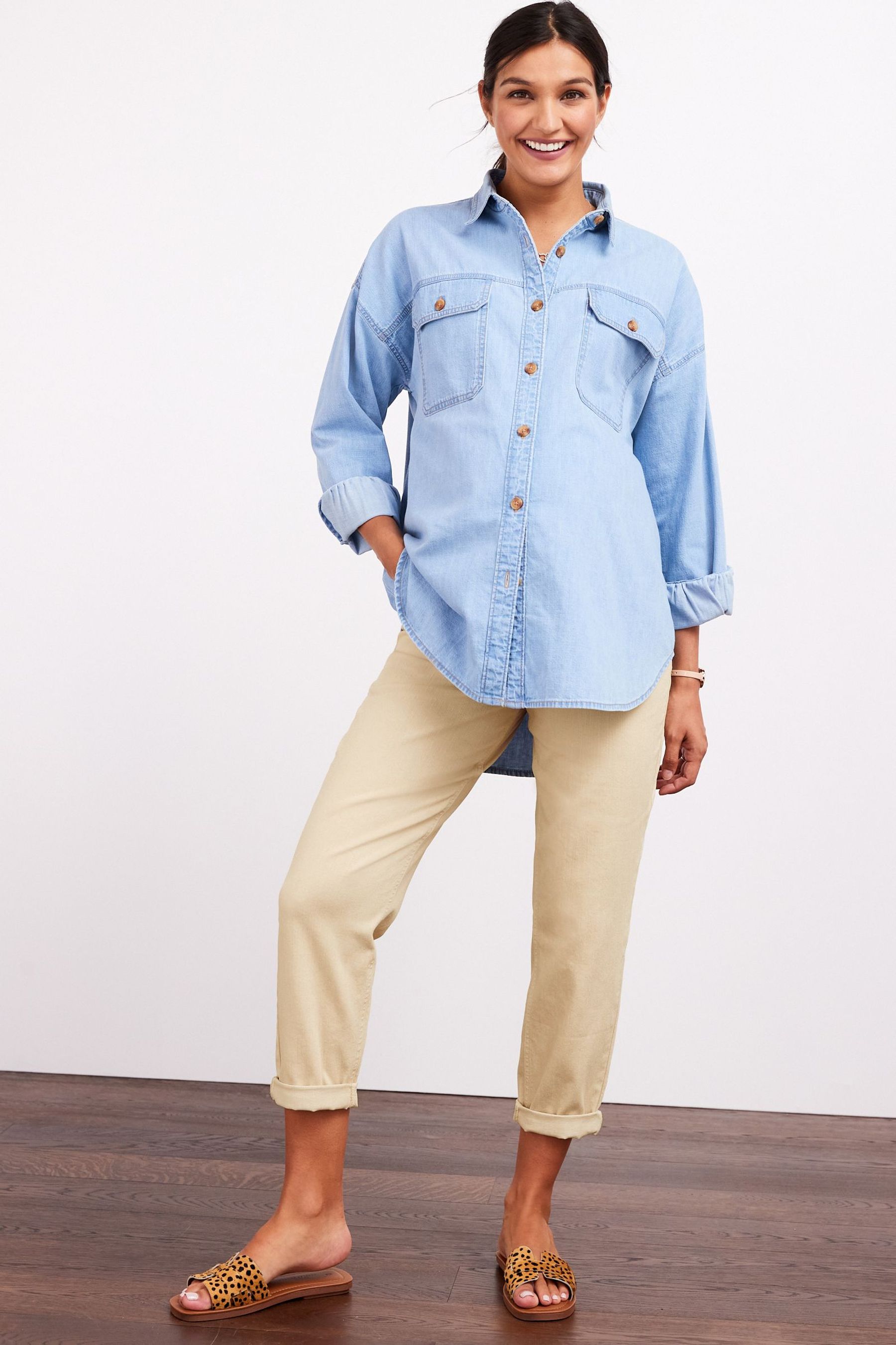 Maternity mom jeans uk top