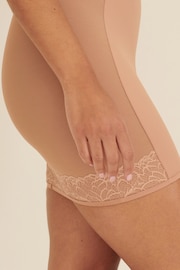 Tan Brown Firm Tummy Control Cupped Lace Slip - Image 3 of 4