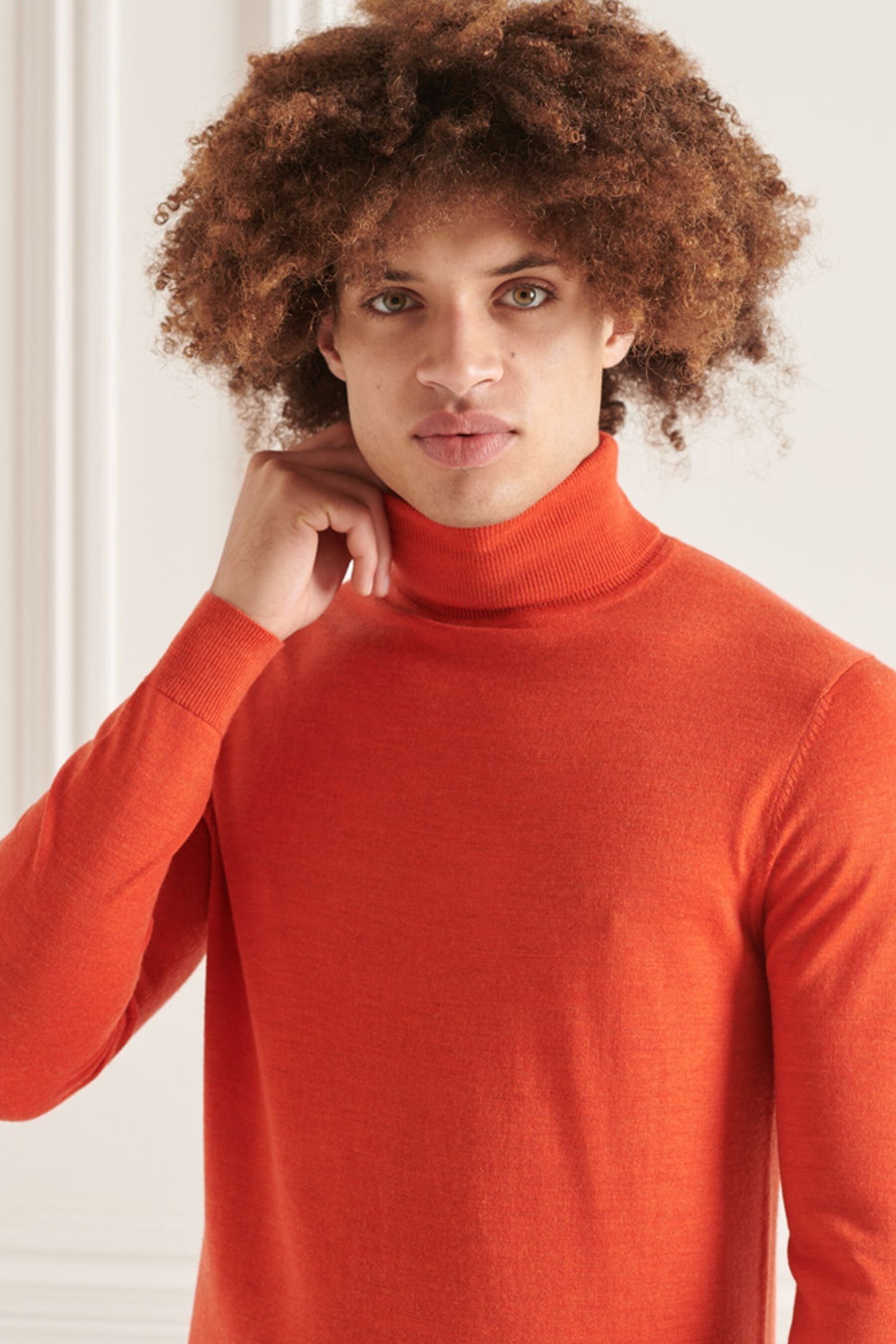 Superdry merino roll neck shop