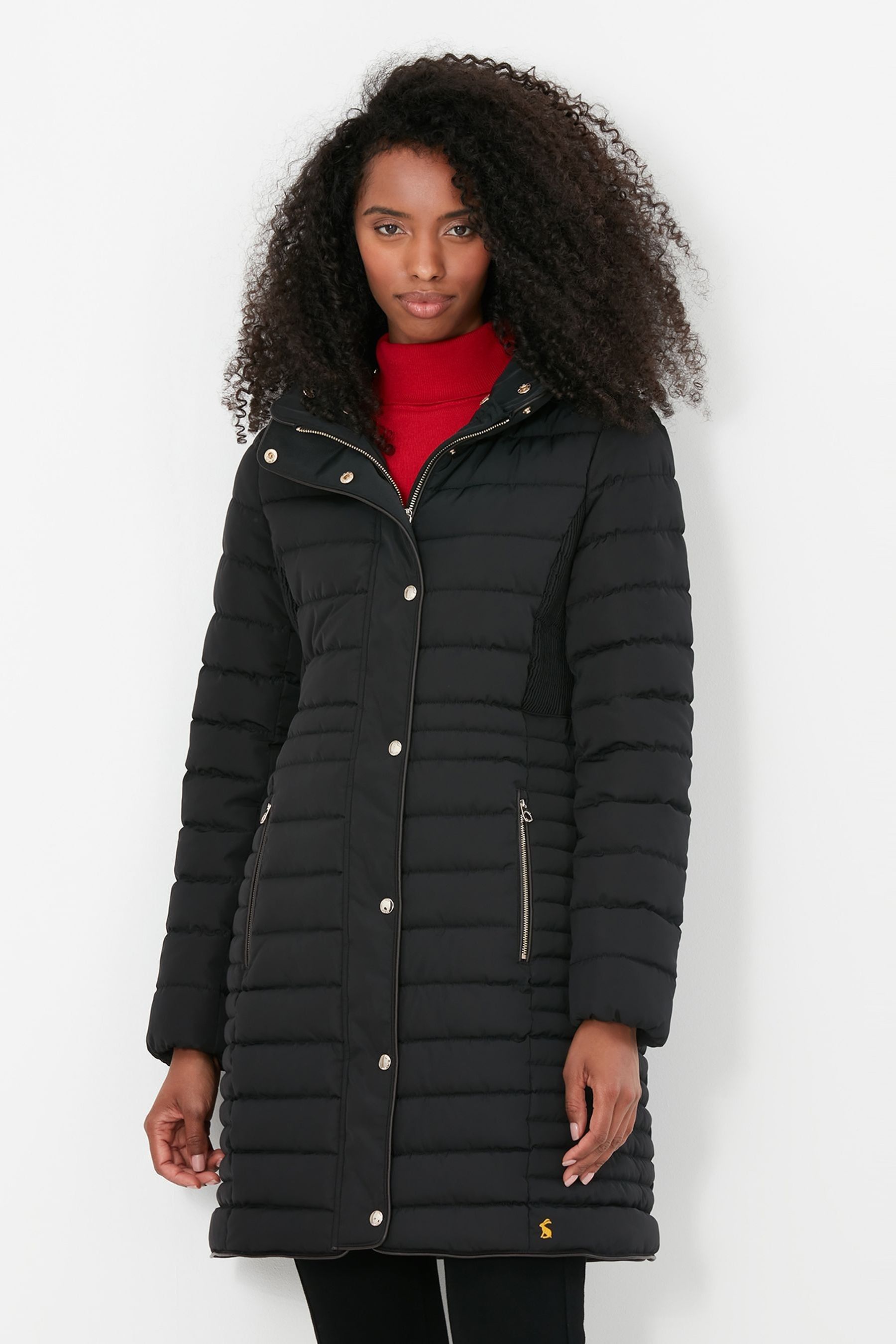 Buy Joules Black Cherington Coat from Next Luxembourg