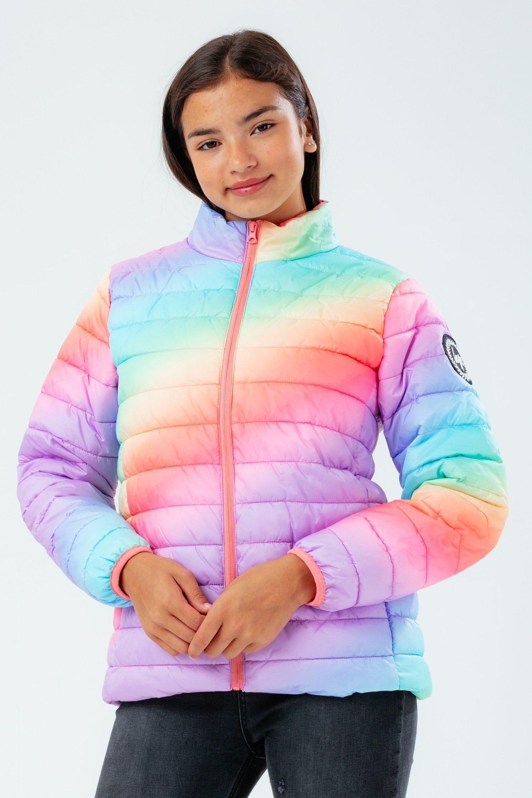 Buy Hype Rainbow Puffer Coat from Next Luxembourg
