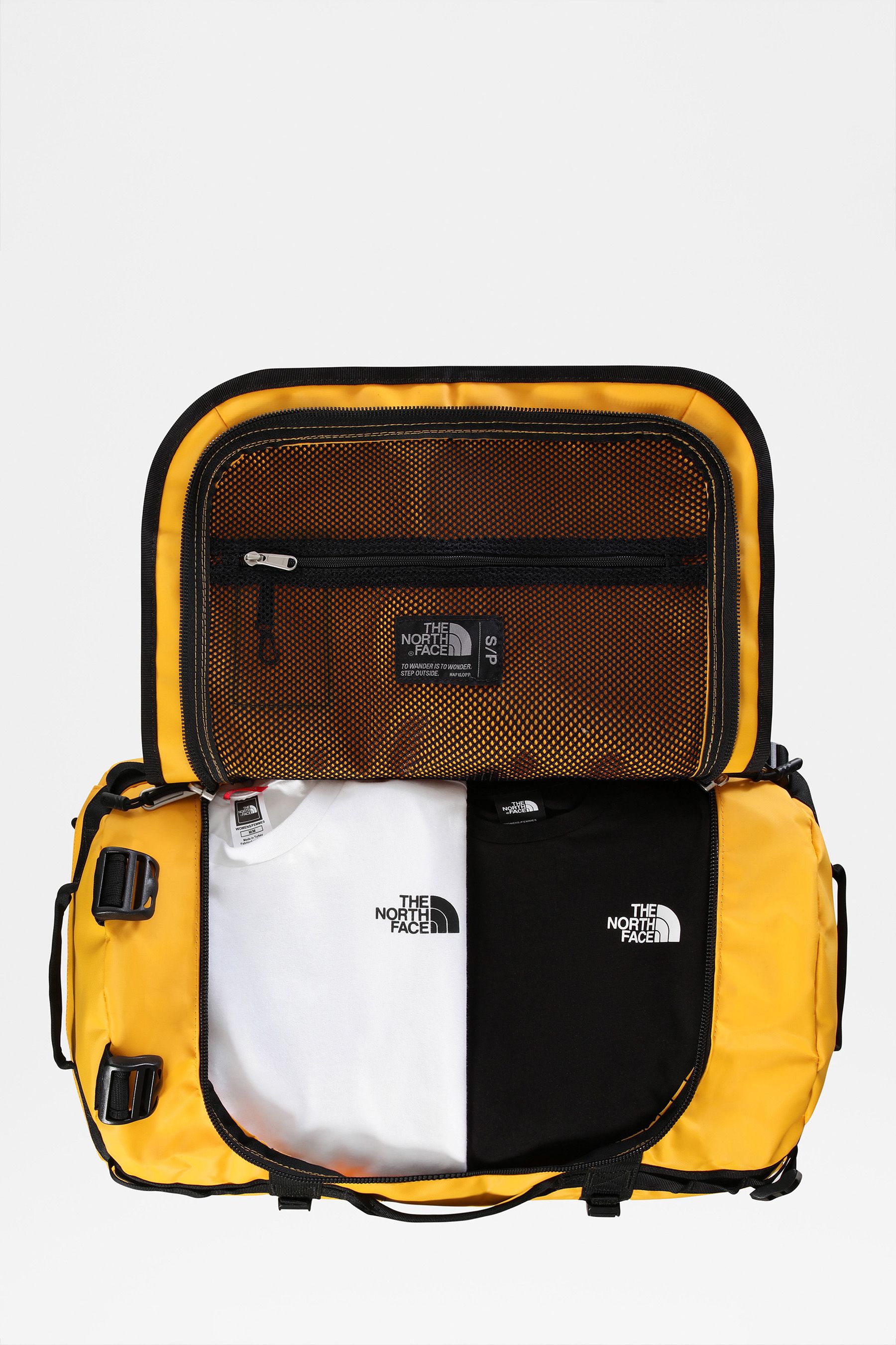 North face duffel bag small yellow sales