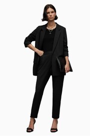 AllSaints Black Aleida Jersey Trousers - Image 2 of 6