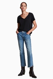 AllSaints Black Emelyn Tonic T-Shirt - Image 1 of 13