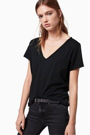 AllSaints Black Emelyn Tonic T-Shirt - Image 8 of 13
