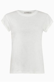 AllSaints White Anna 100% Cotton T-Shirt - Image 3 of 6