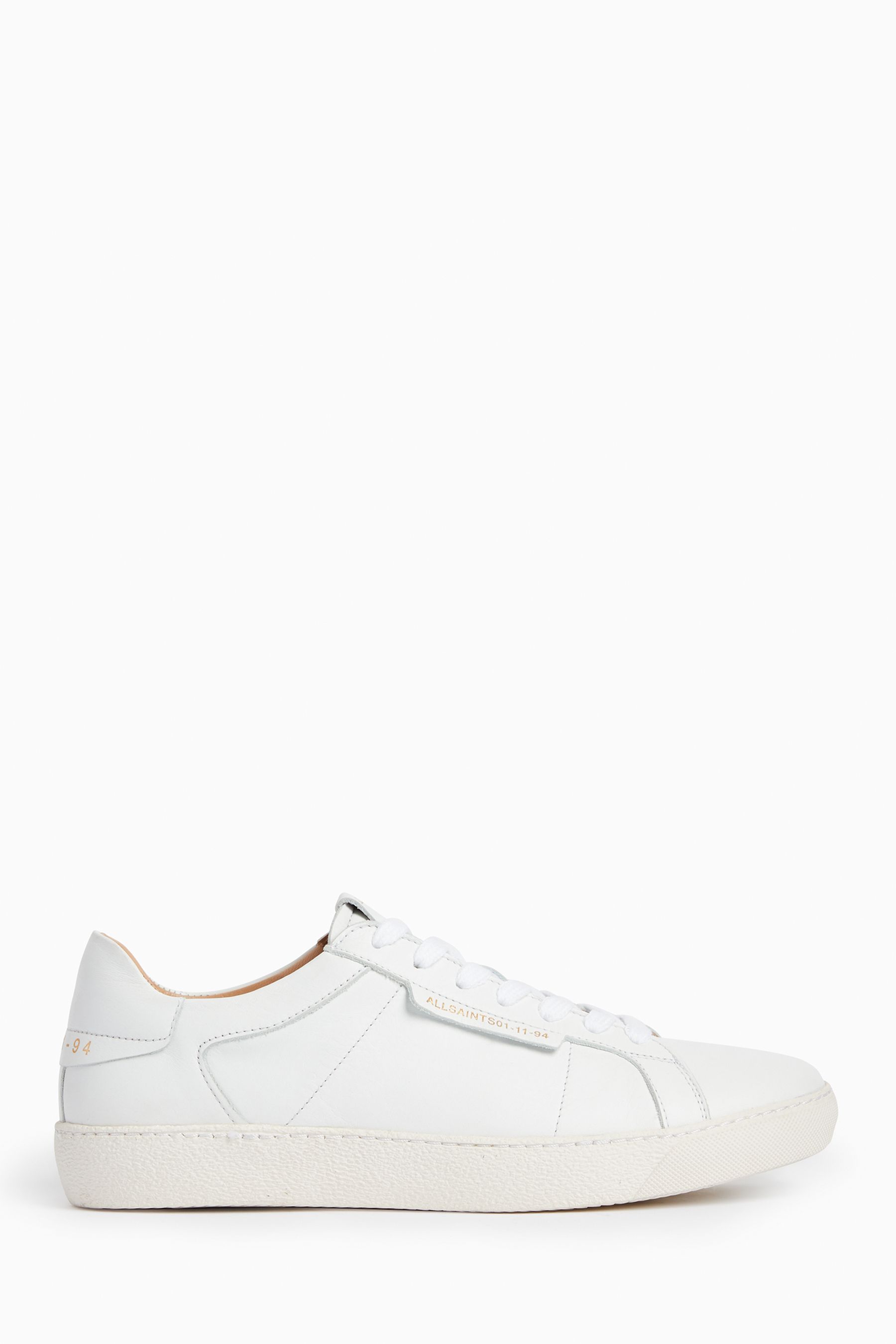 All saints white trainers store