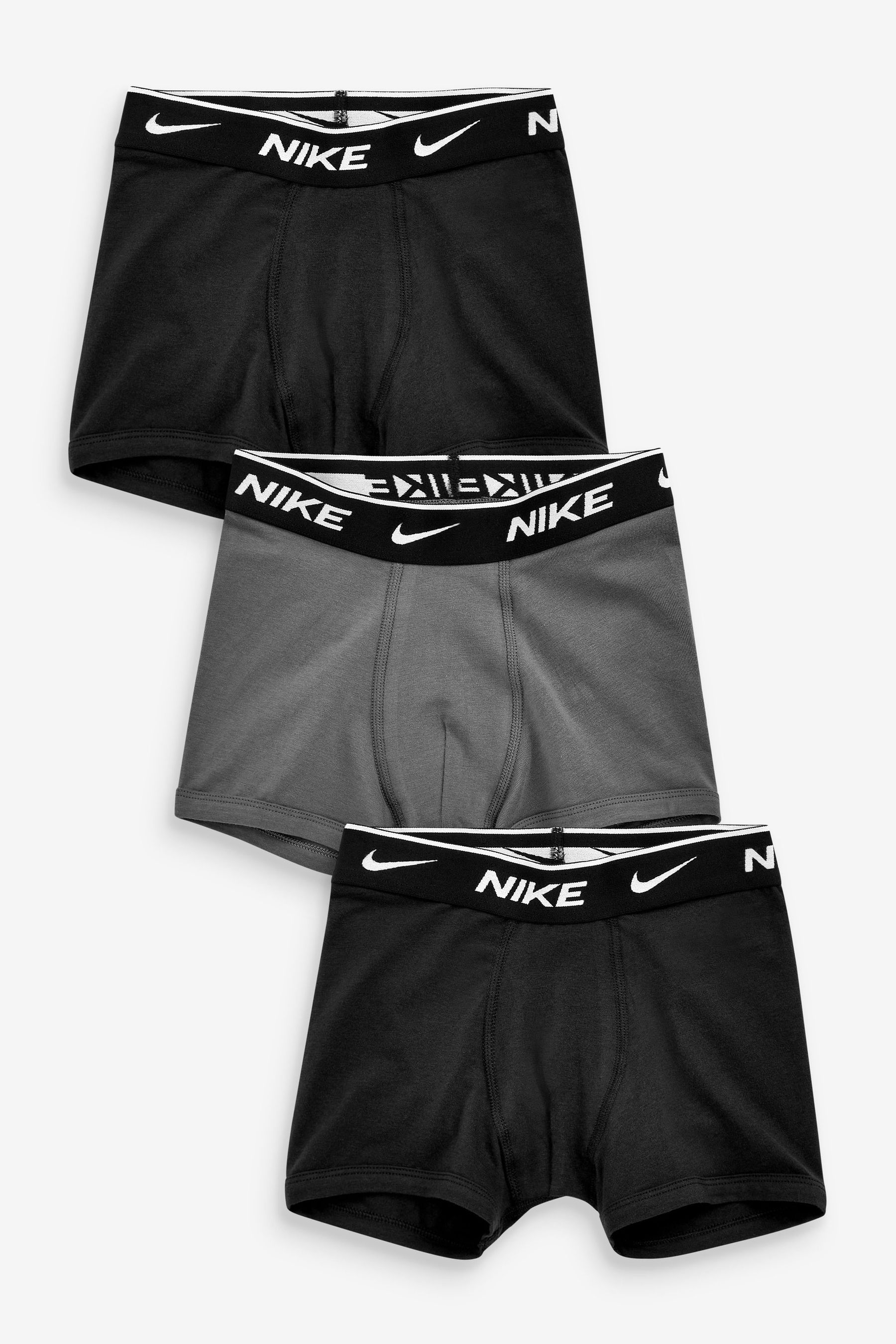 Buy Nike Grey Black Kids Boxers 3 Packs from the Next UK online shop