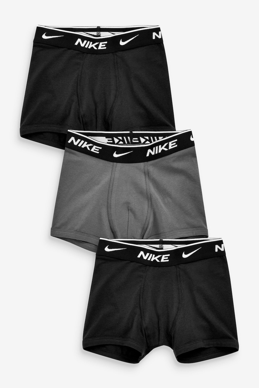 Nike Grey/Black Kids Boxers 3 Packs - Image 1 of 6