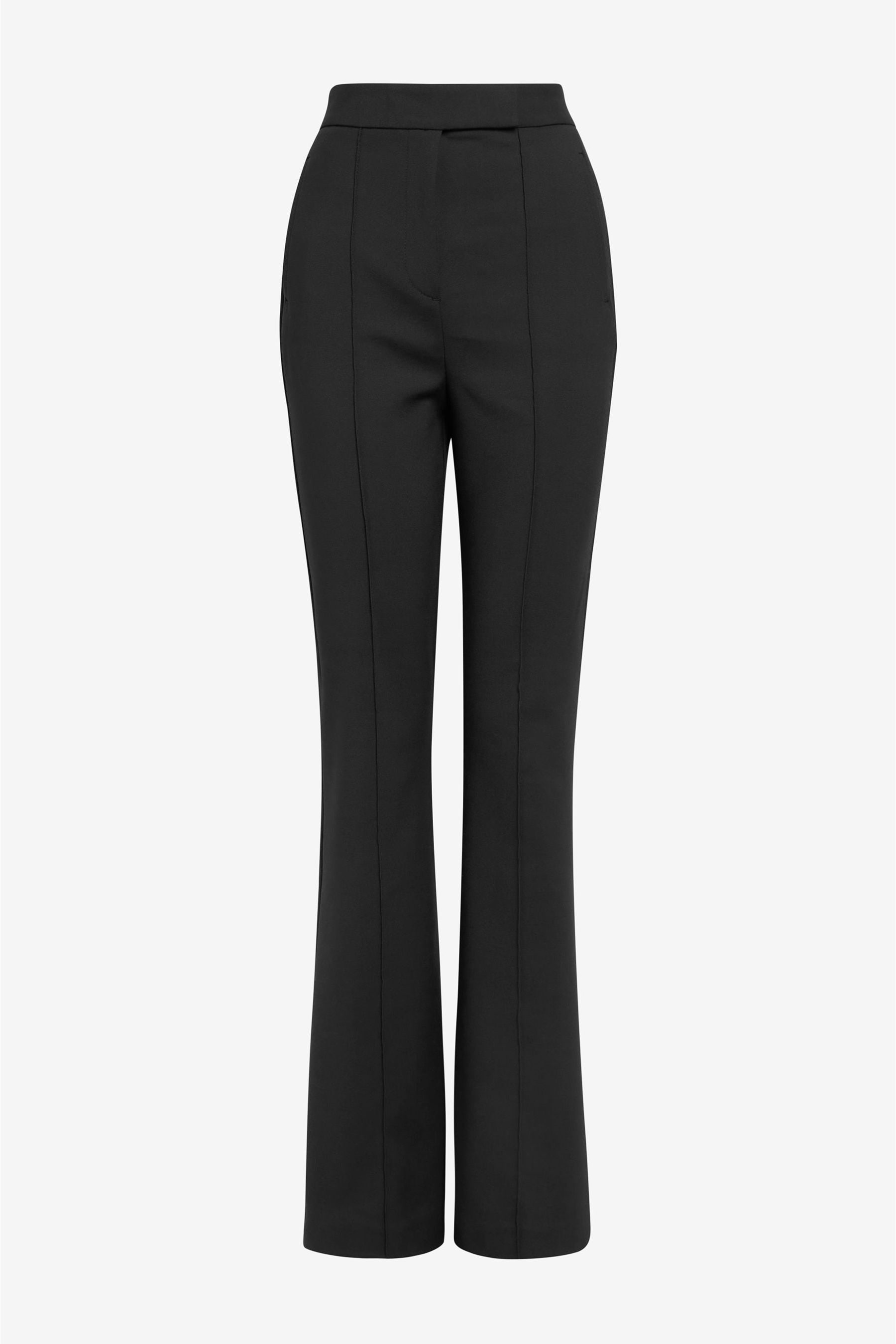 Buy Black Smart Stretch Flare Trousers from Next Denmark
