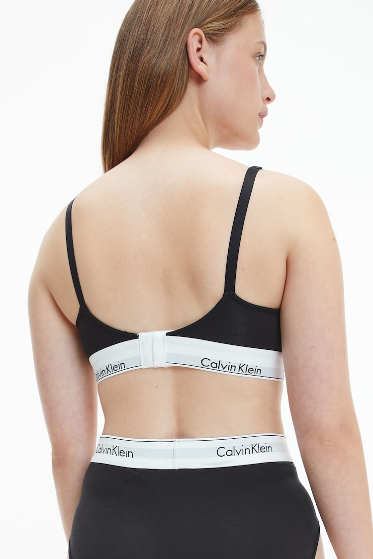 Calvin Klein Black Modern Cotton Maternity Bralette - Image 2 of 5