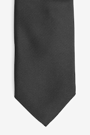Black Slim Twill Tie - Image 3 of 3