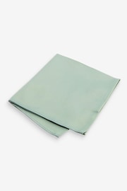 Sage Green Recycled Polyester Twill Pocket Square - Image 1 of 2