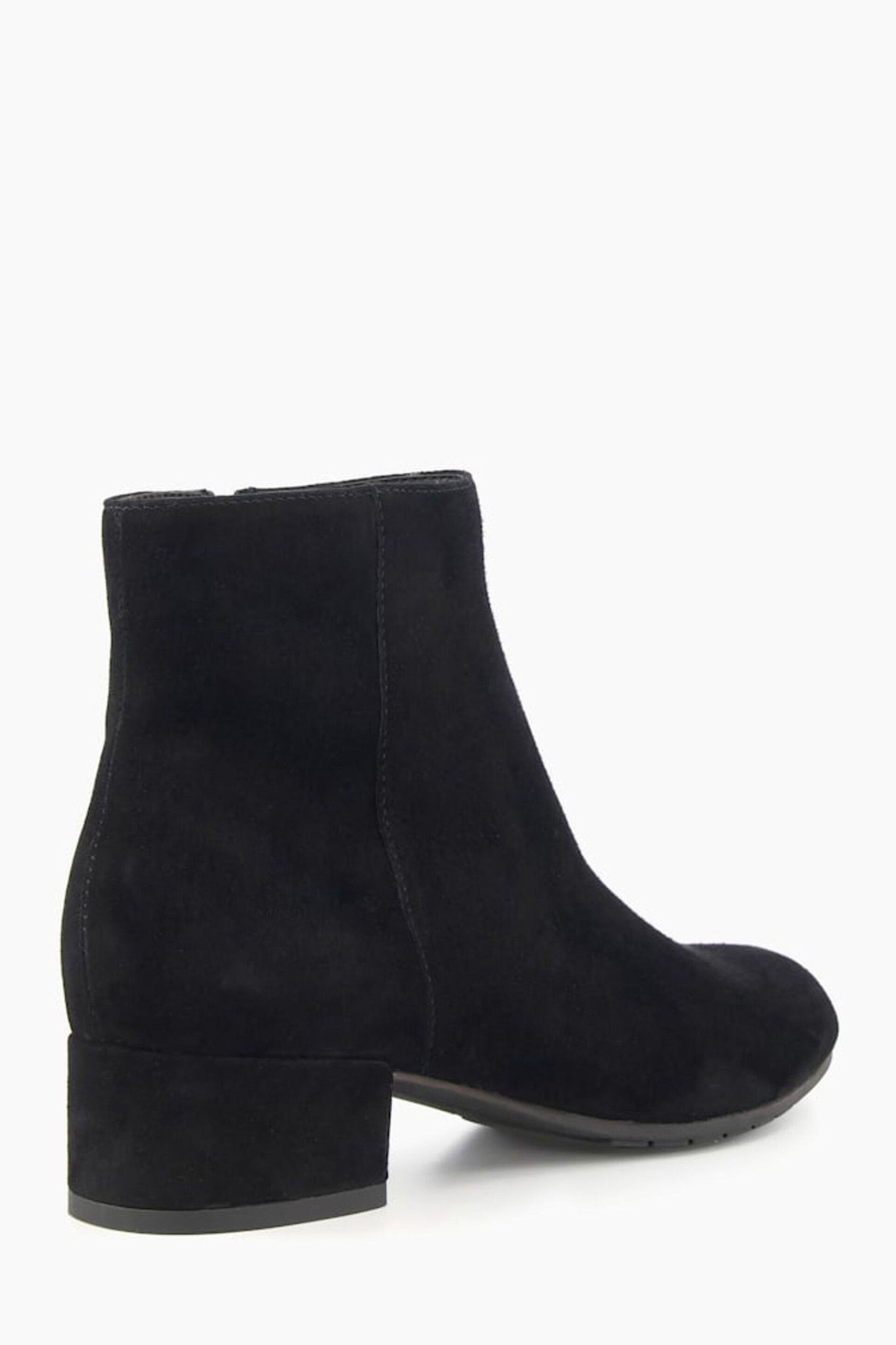 Dune London Black Pippie Smart Low Boots - Image 3 of 5