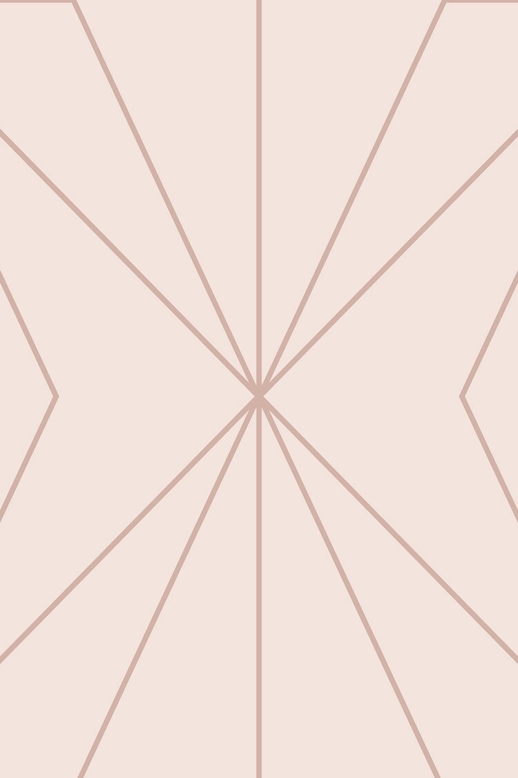 Graham & Brown Pink Harmony Geo Wallpaper Wallpaper - Image 3 of 3