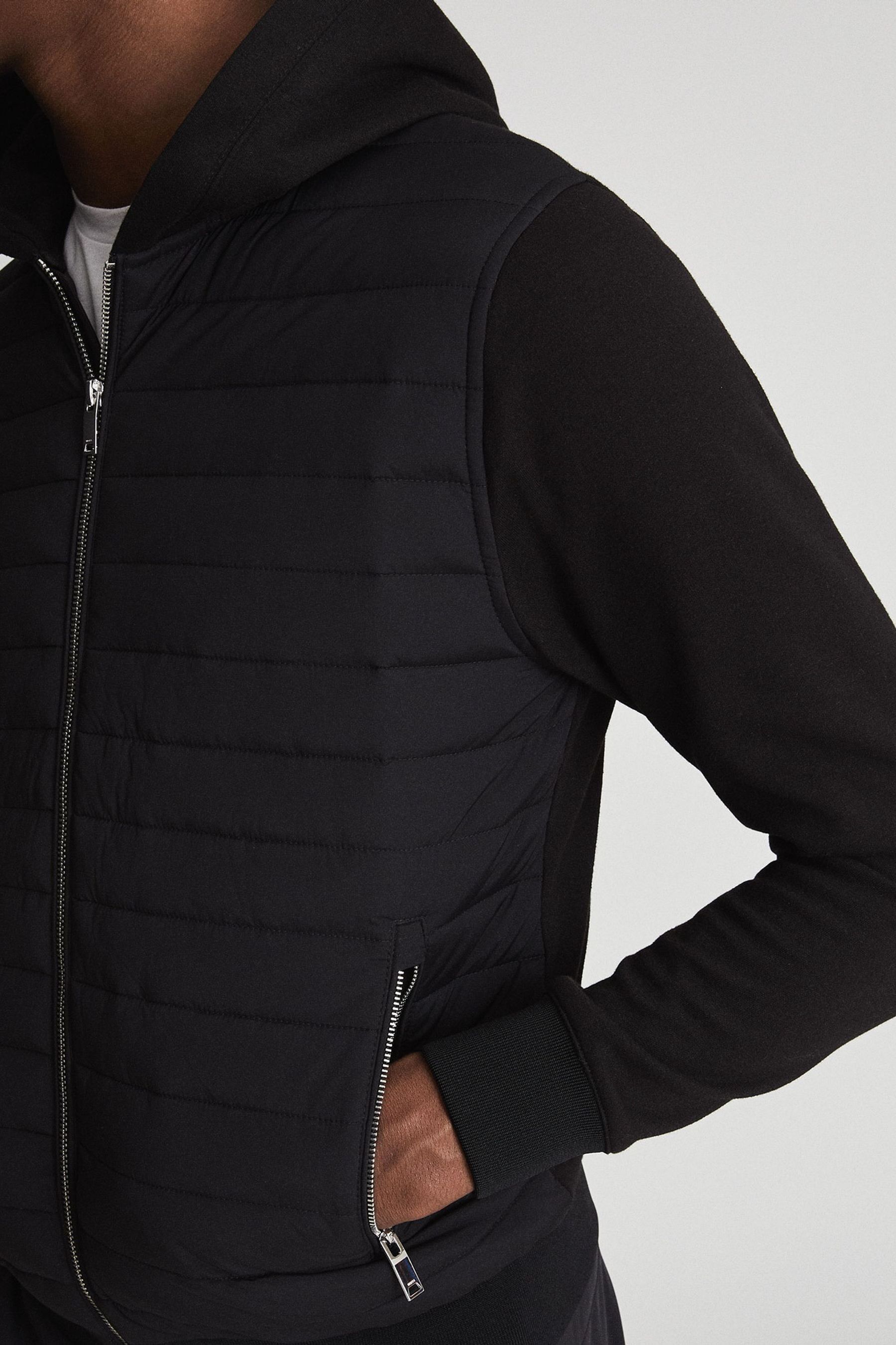 Buy Reiss Taylor Hybrid Zip Through Quilted Jacket from the Next UK online shop
