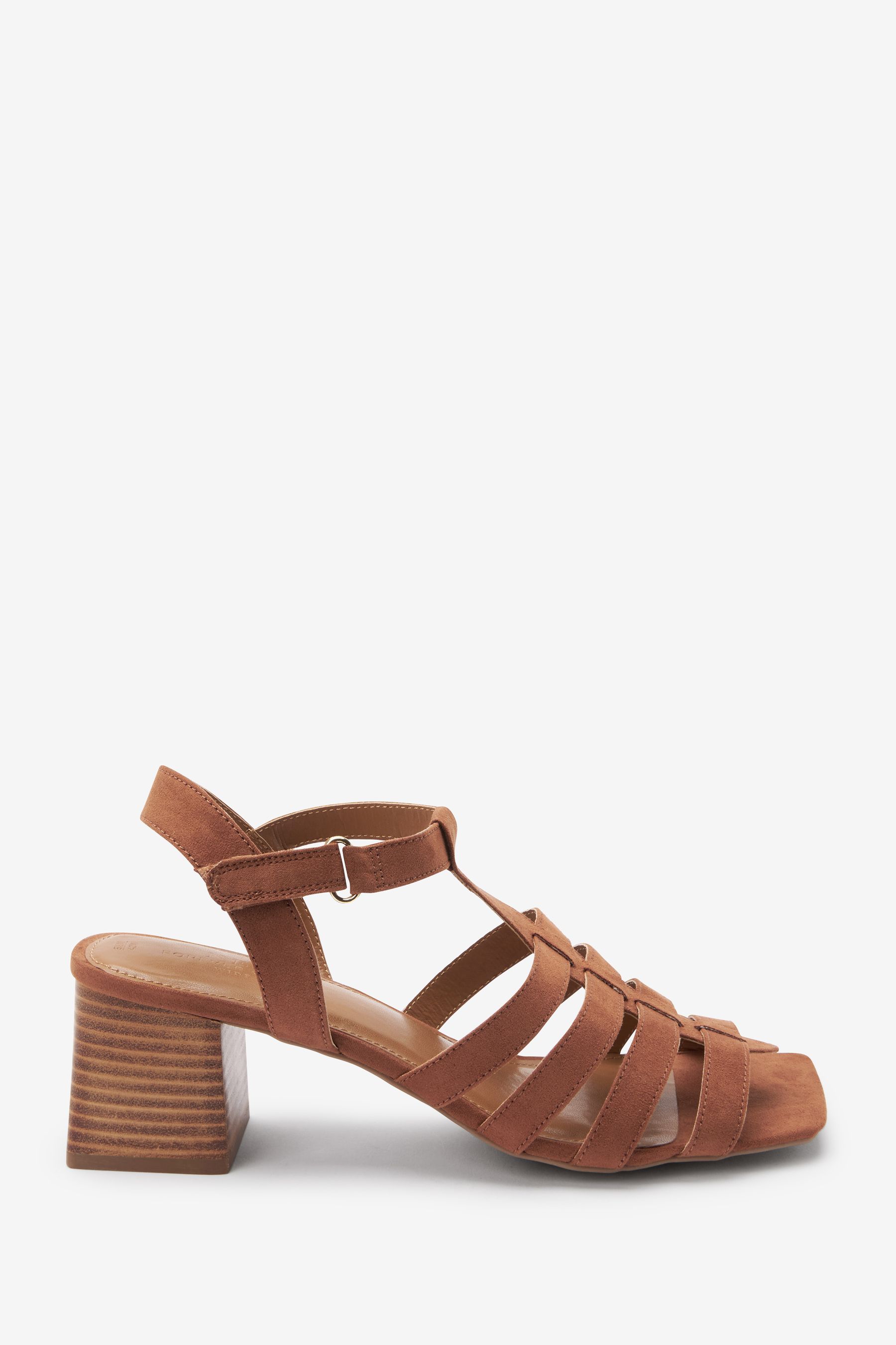 Gladiator block heel sandals deals