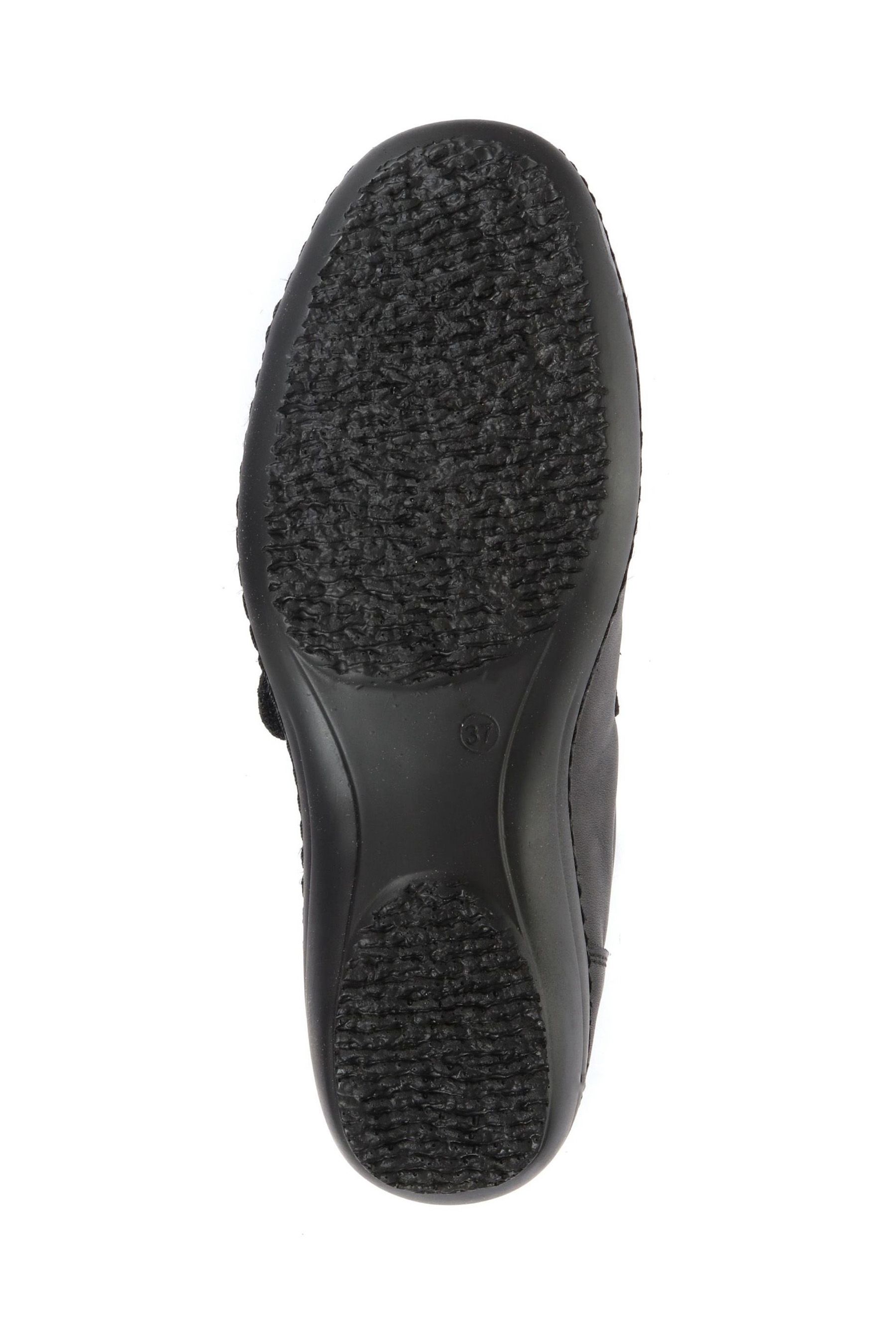 Buy Loretta Ladies Wide Fit Floral Leather Shoes from Next Luxembourg