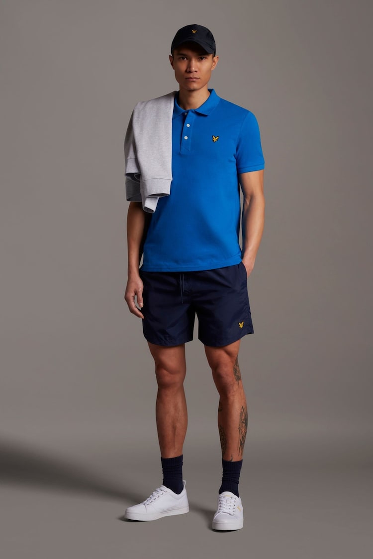 Lyle & Scott Navy Blue Swim Shorts - Image 2 of 4