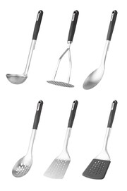 Fusion Set of 6 Black Utensils - Image 3 of 4