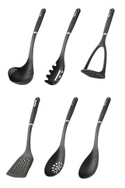 Fusion Set of 6 Black Nylon Utensils - Image 3 of 4