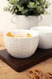 Artisan Street White Nibble Bowls On Board - Image 1 of 4