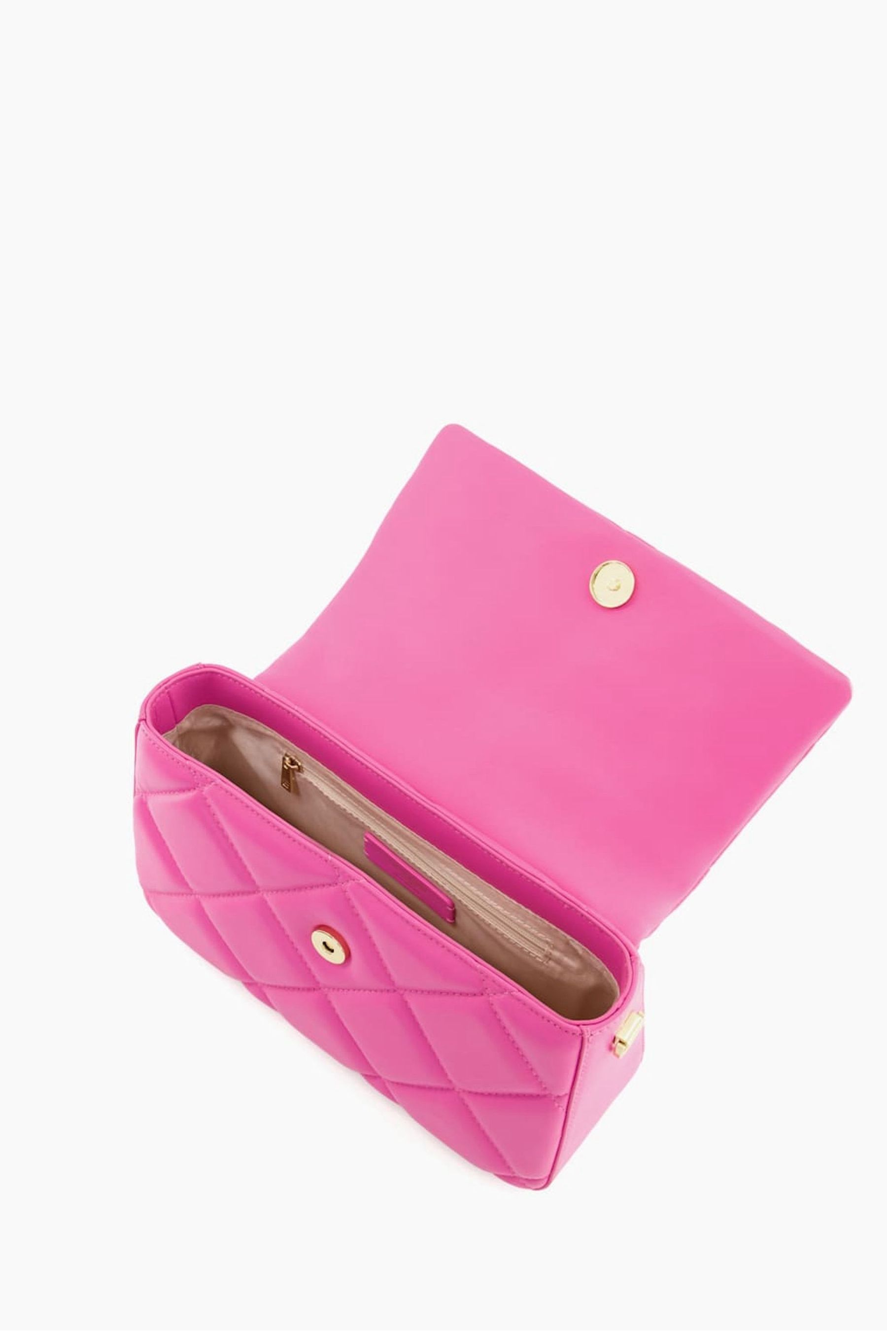 Buy Dune London Pink Duchess P Medium Leather Bag from Next Ireland