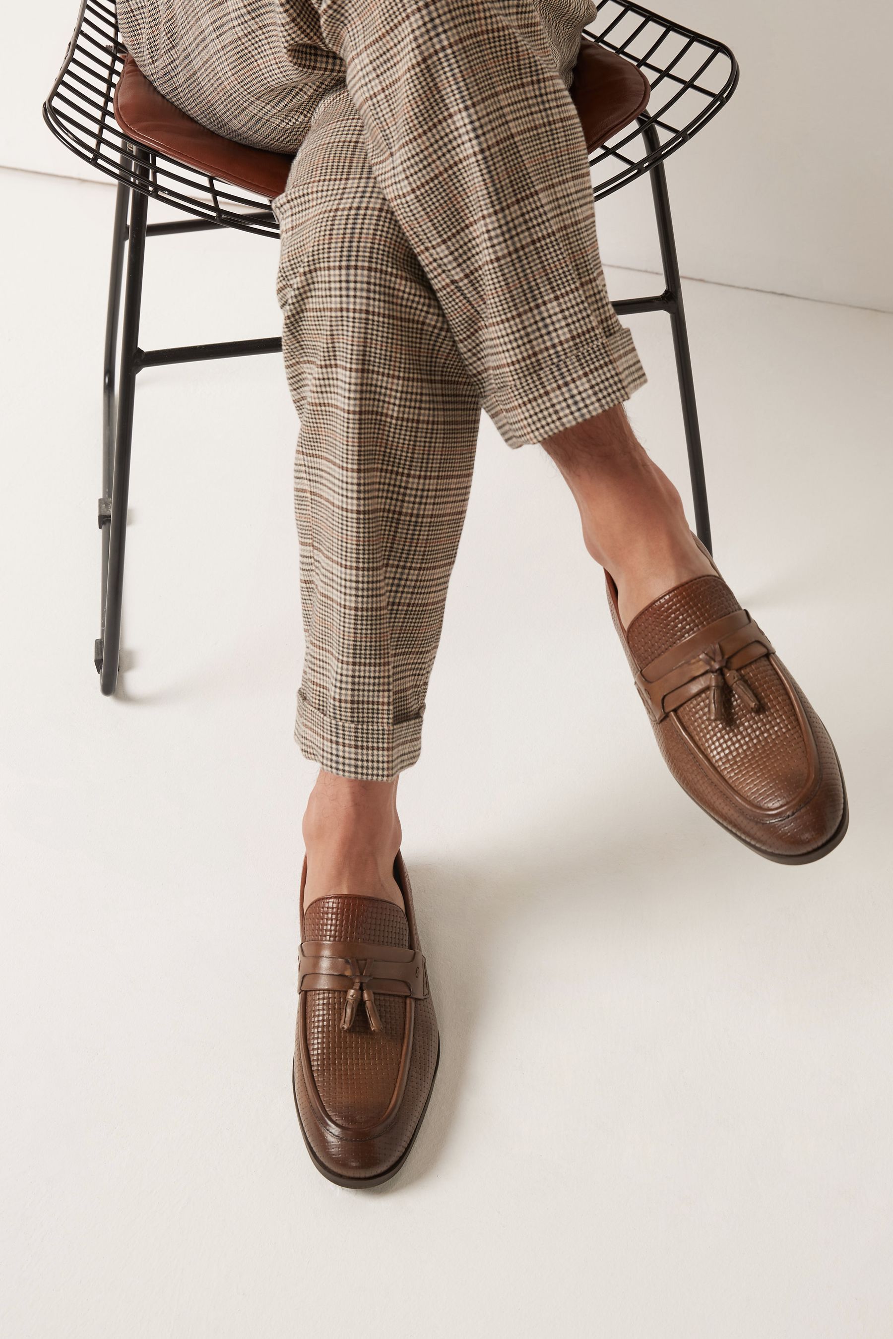 Woven tassel loafers new arrivals