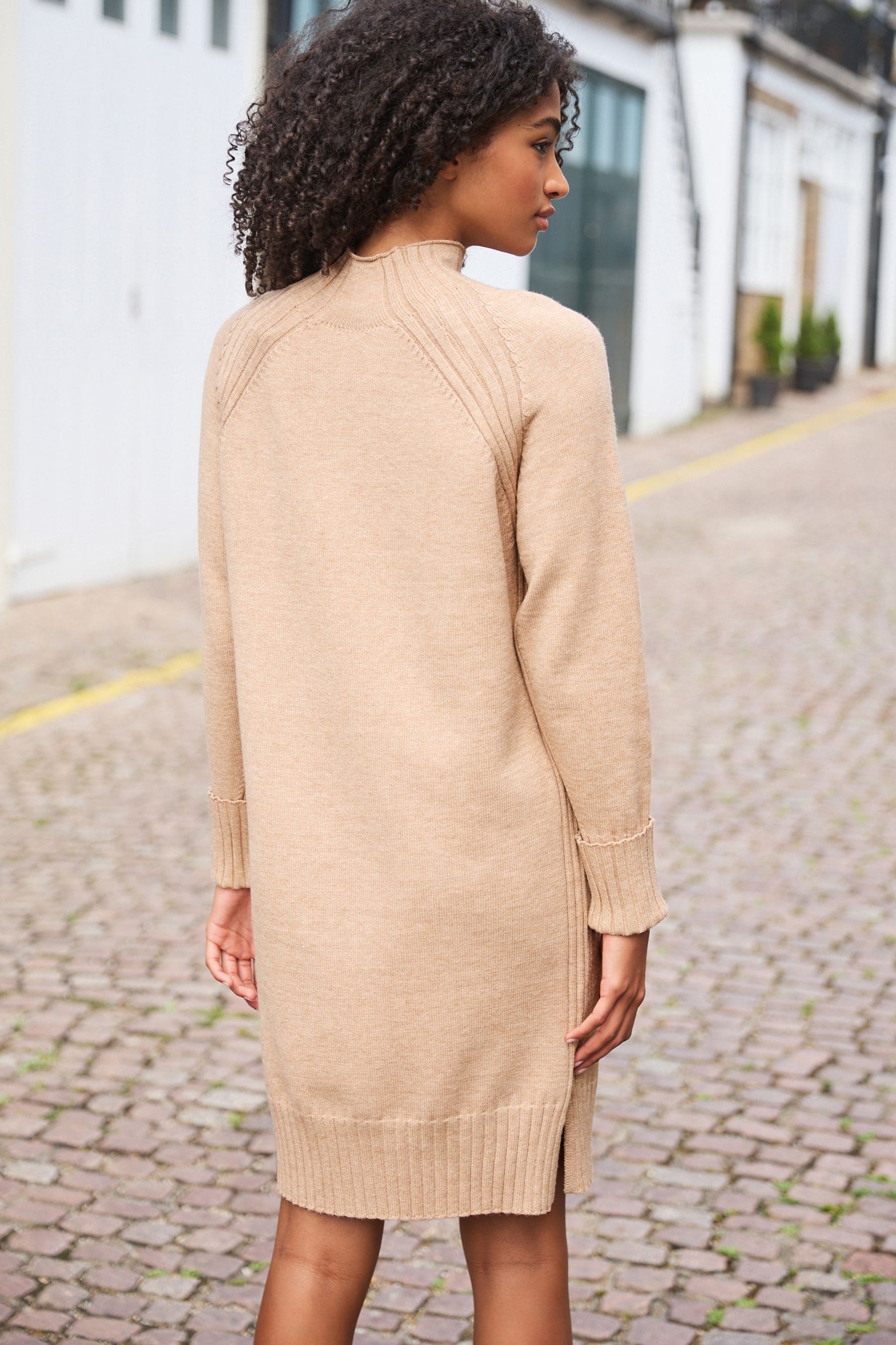 Camel jumper dress outlet