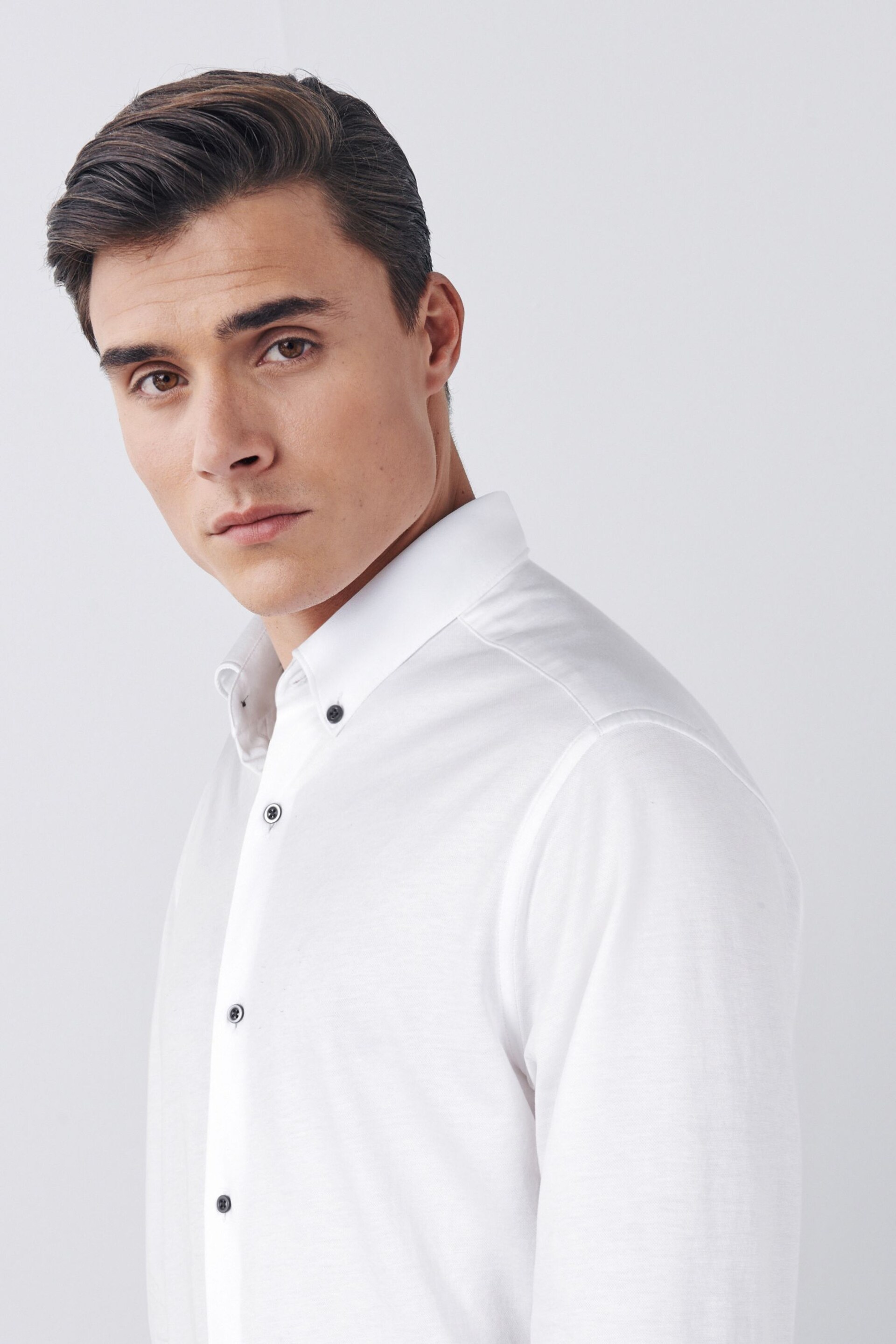 White Motionflex Knitted Shirt - Image 5 of 12
