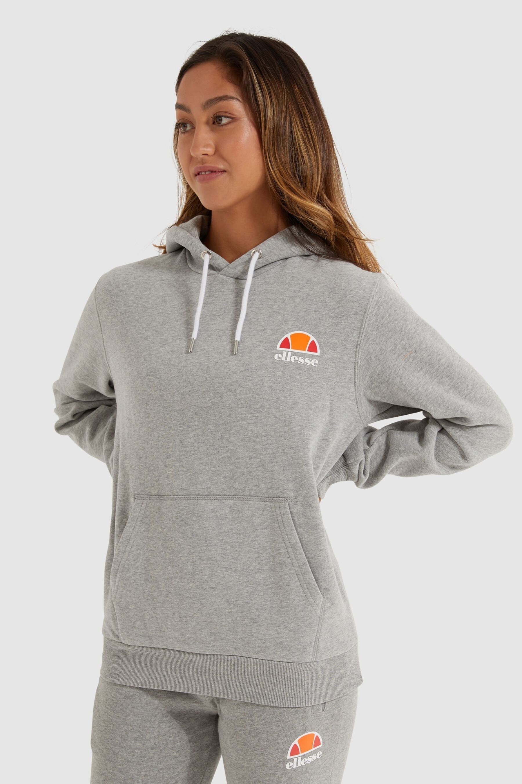 Ellesse core crop overhead hoodie shop