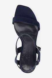 Navy Regular/Wide Fit Forever Comfort® Strappy Skinny Heel Sandals - Image 4 of 6