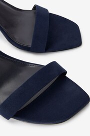 Navy Regular/Wide Fit Forever Comfort® Strappy Skinny Heel Sandals - Image 5 of 6
