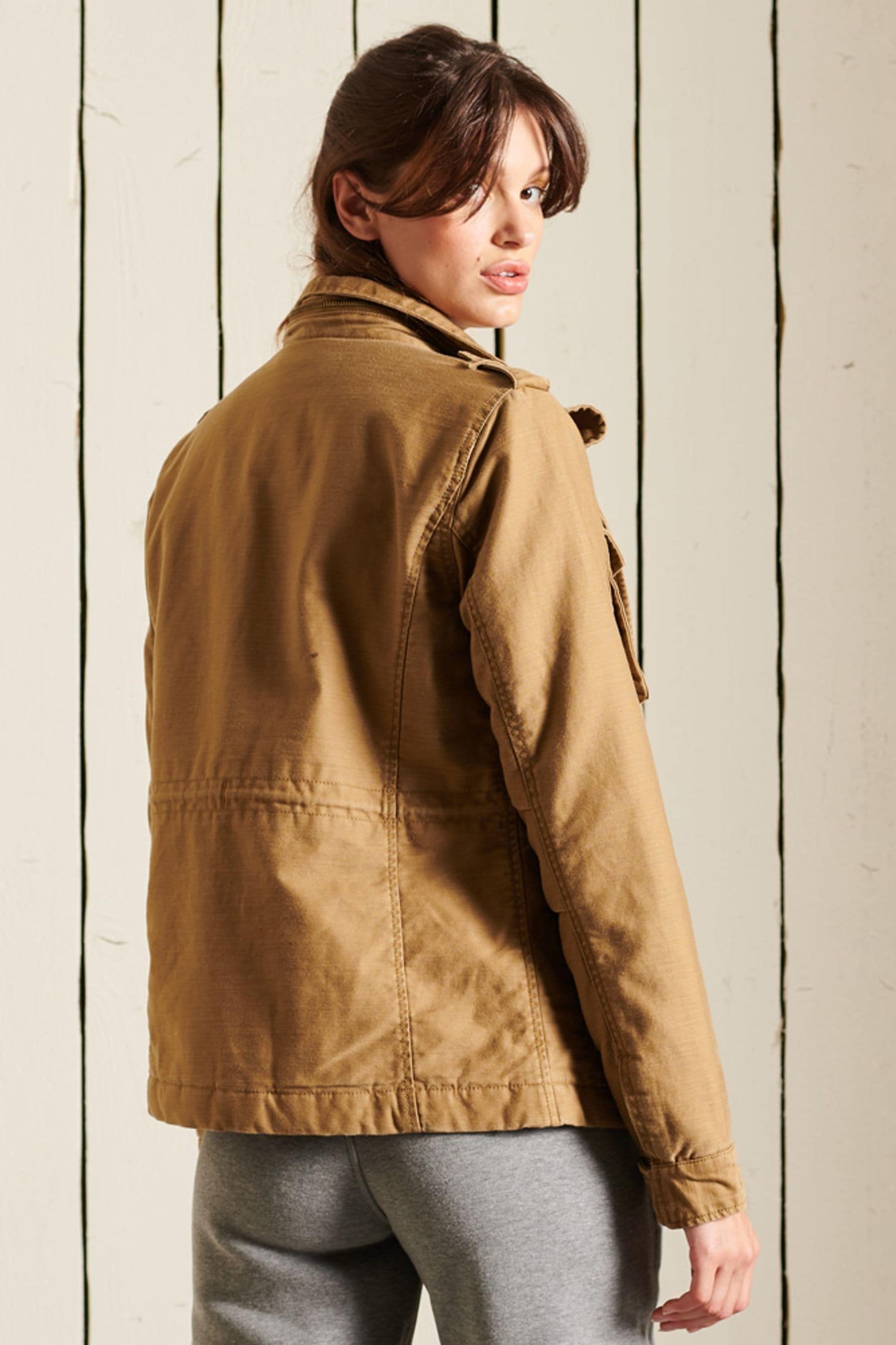 Lined military jacket outlet