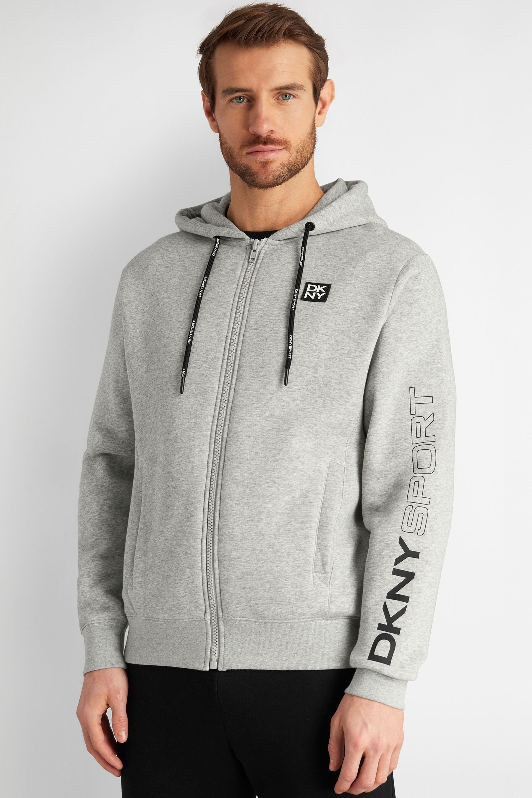 Dkny grey hoodie cheap