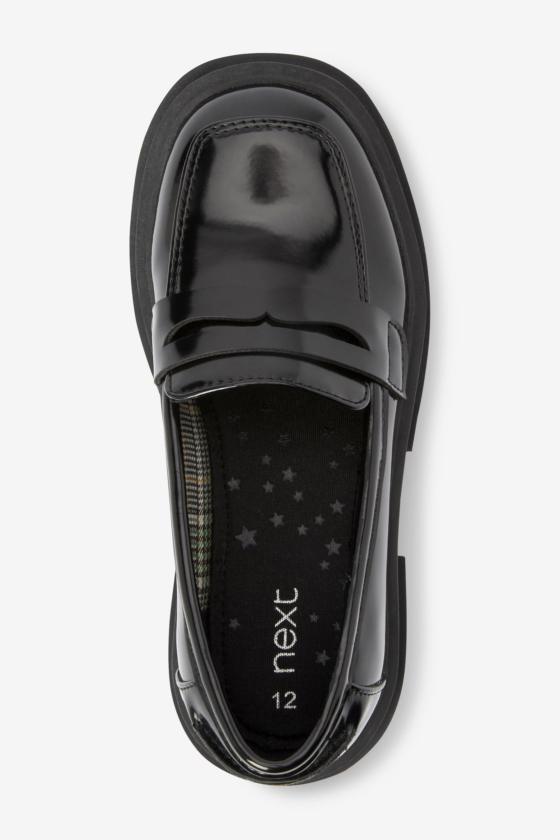 Black school loafers hot sale