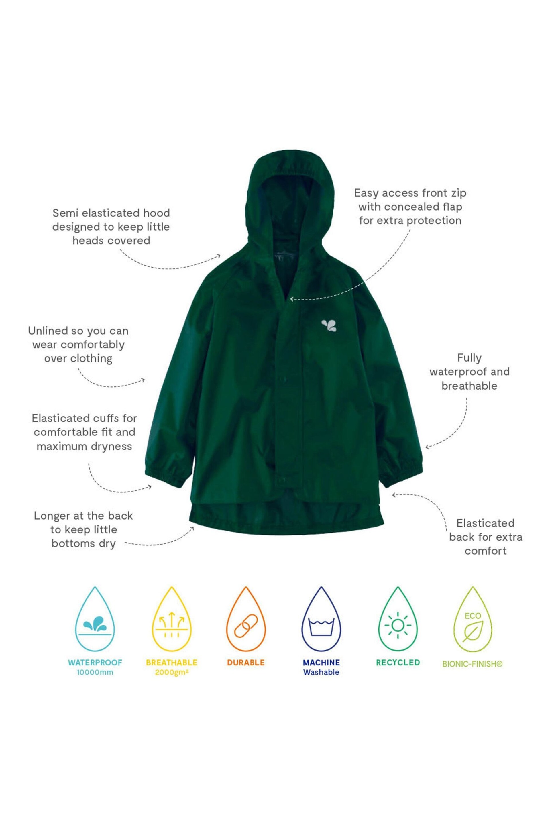 Muddy Puddles Originals Waterproof Jacket - Image 4 of 4