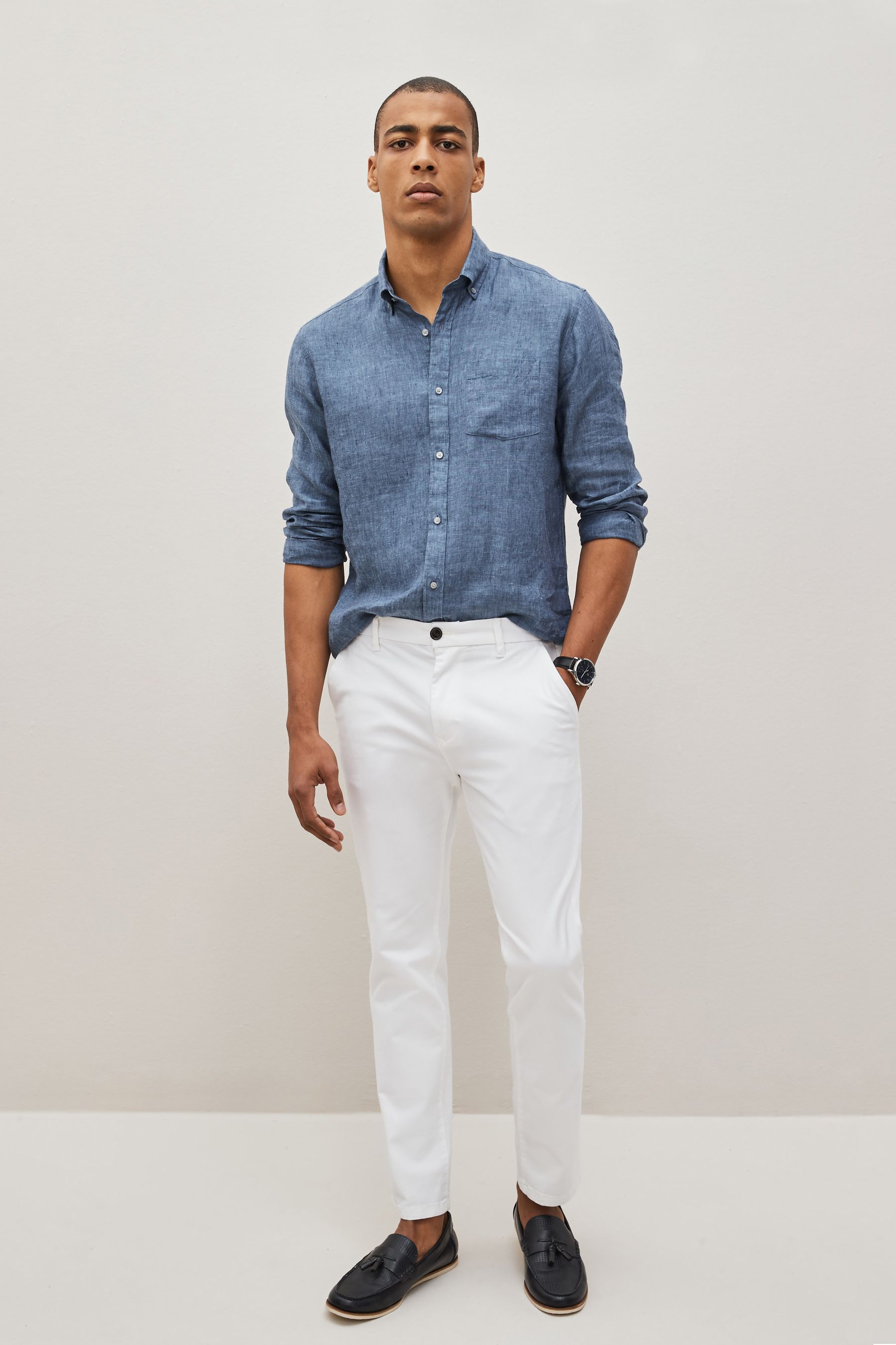 Mens white chinos uk deals