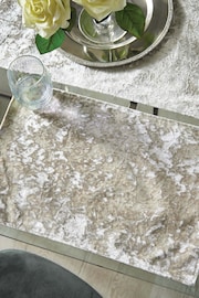 Catherine Lansfield Set of 2 Natural Crushed Velvet Placemats - Image 2 of 2