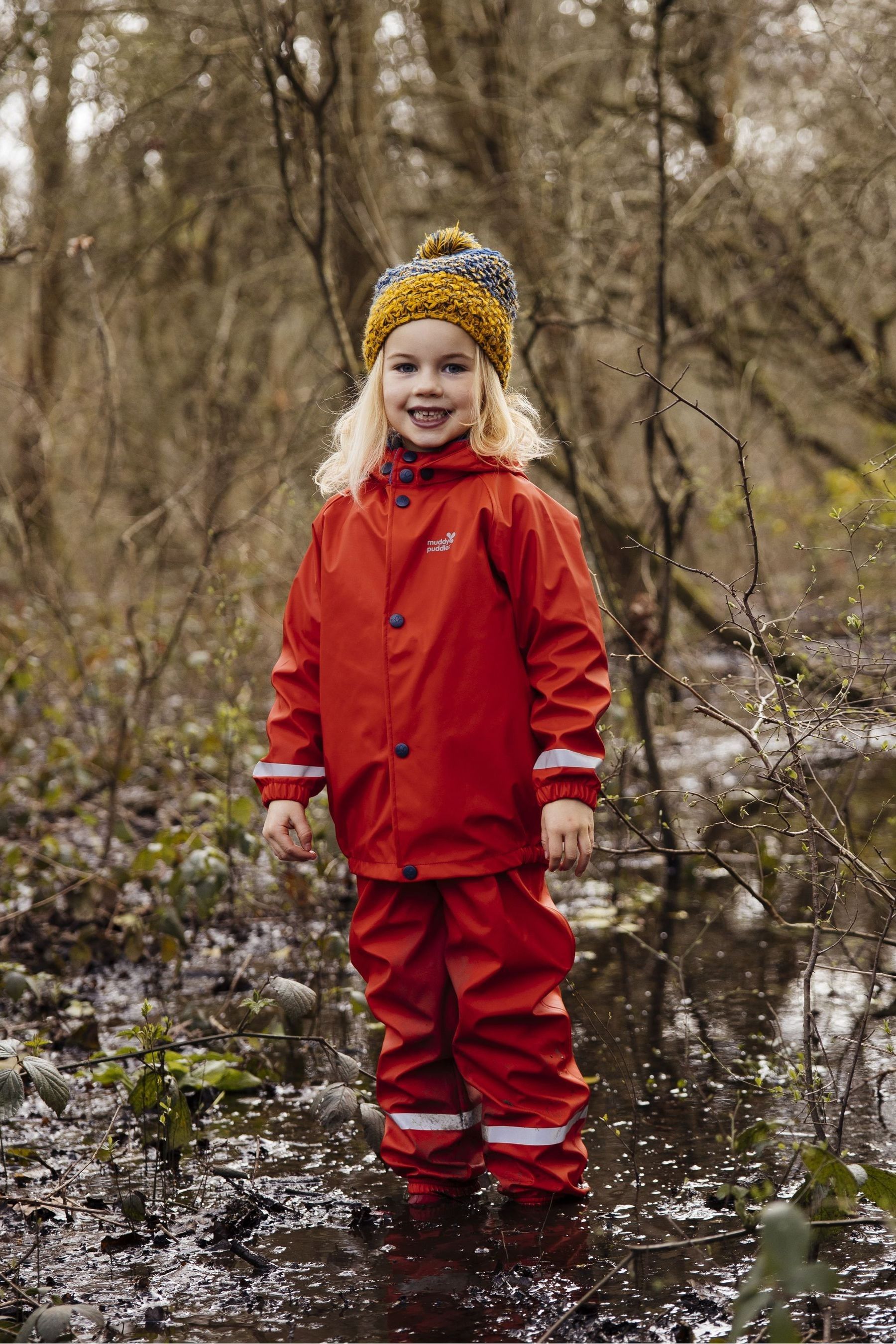 Buy Muddy Puddles Red Recycled Rainy Day Waterproof Jacket from Next Kuwait