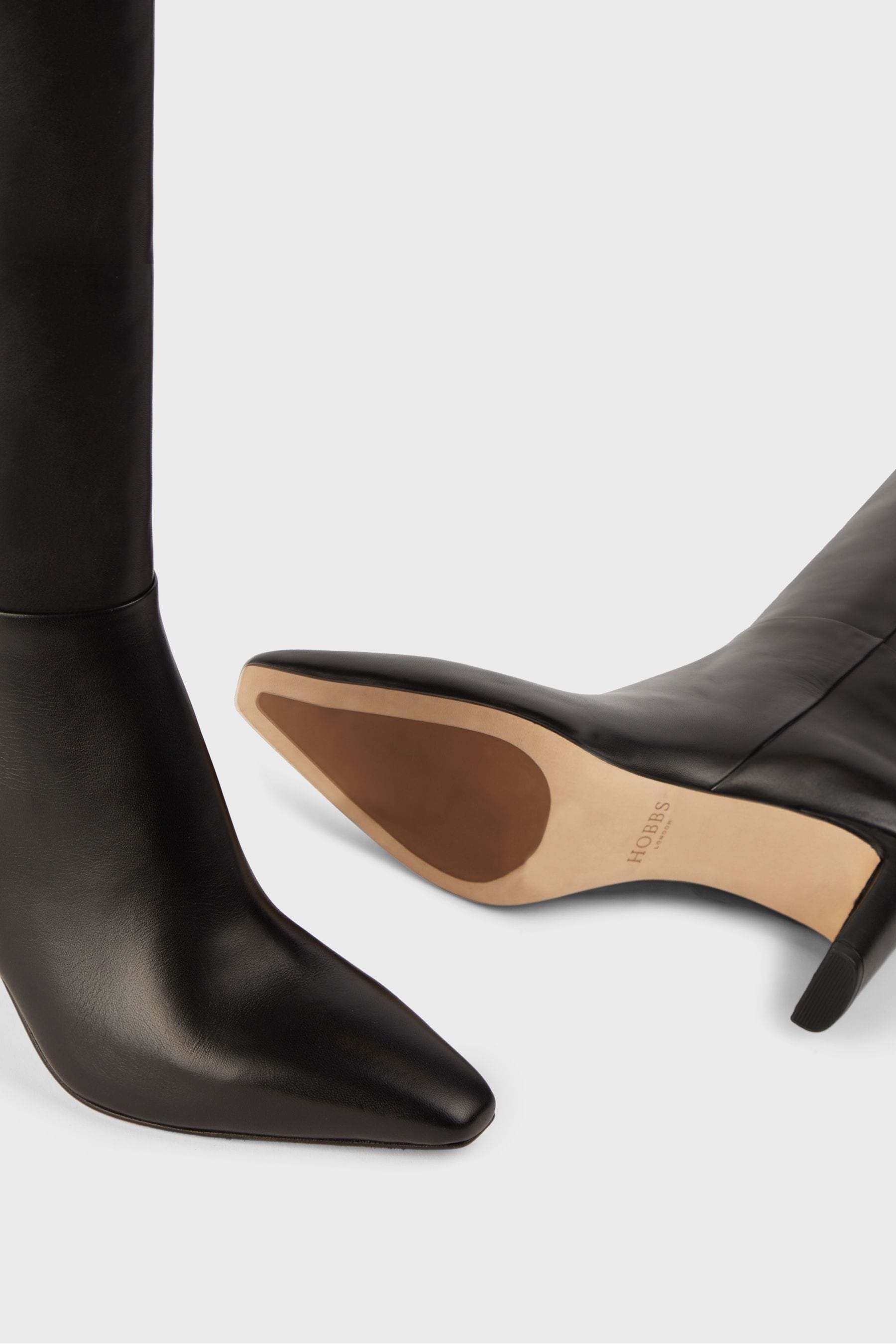 Buy Hobbs Black Alma Knee Boots from Next Ireland