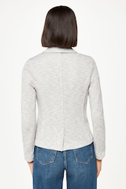 Whistles Grey Slim Jersey Jacket - Image 2 of 3