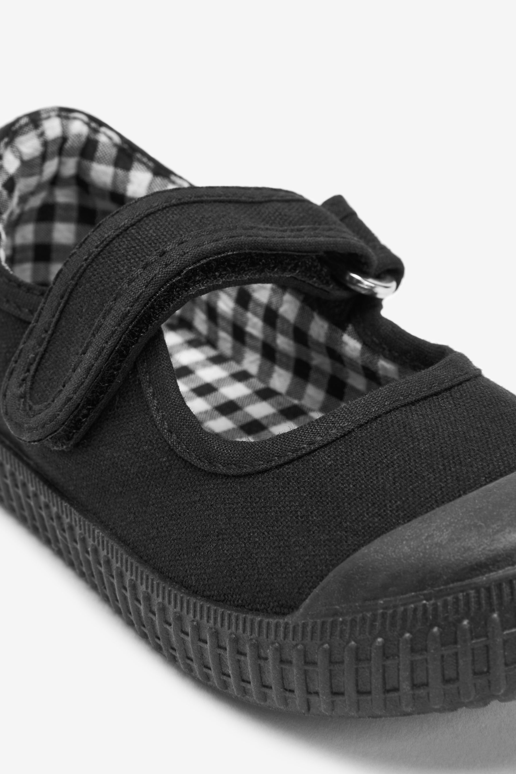 Buy Black Mary Jane Plimsolls from Next Luxembourg